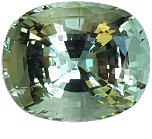 8.17ct Cushion A Color Aquamarine