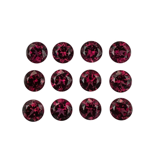 7.5mm Round Rhodolite Garnet