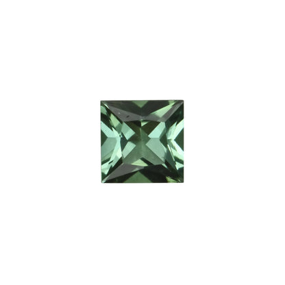5mm Princess Cut Mint Green Tourmaline