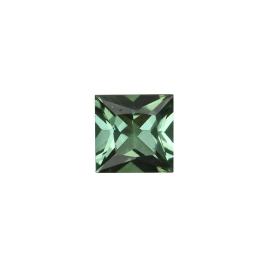 5mm Princess Cut Mint Green Tourmaline