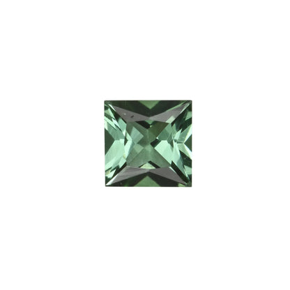 5mm Princess Cut Mint Green Tourmaline