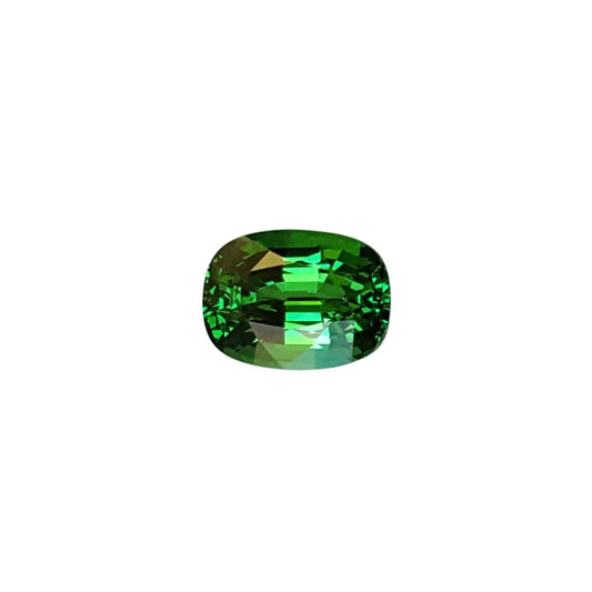 2.6ct Cushion Fine Intense Green Tsavorite