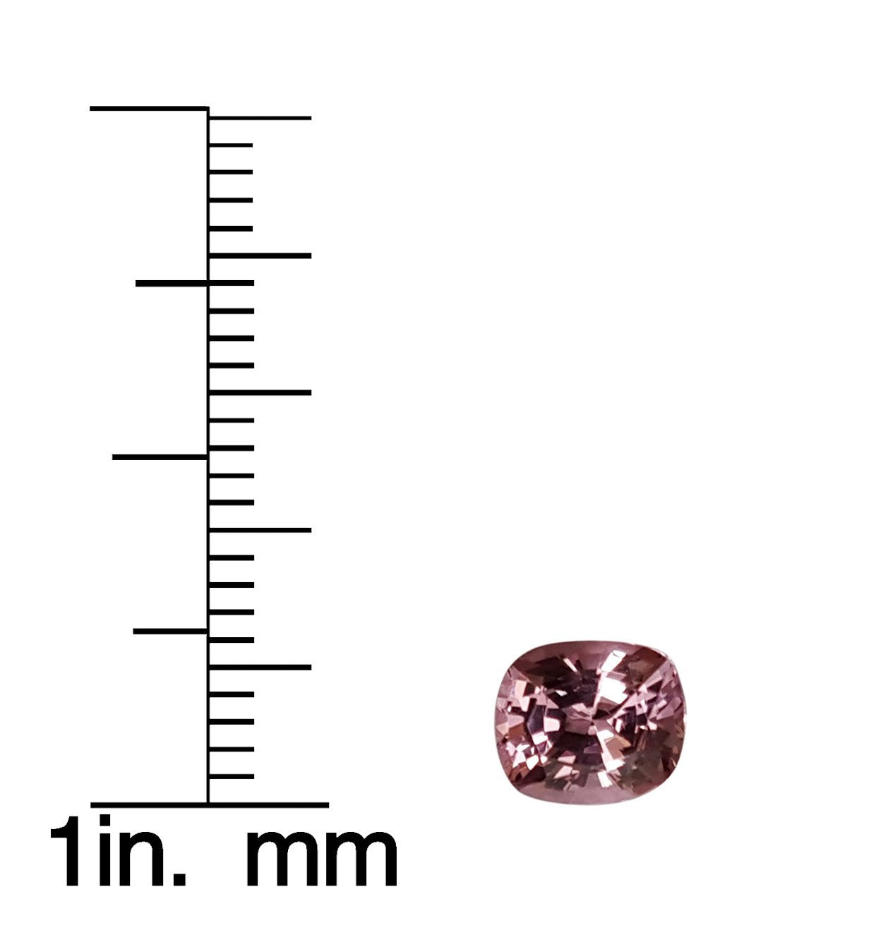 1.35ct Cushion Medium Pink Spinel