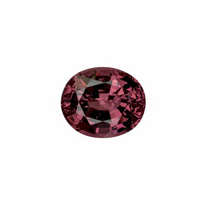 8.73ct Oval Burnt Pink Malaya Garnet