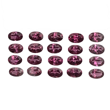 6x4mm Oval Magenta Garnet
