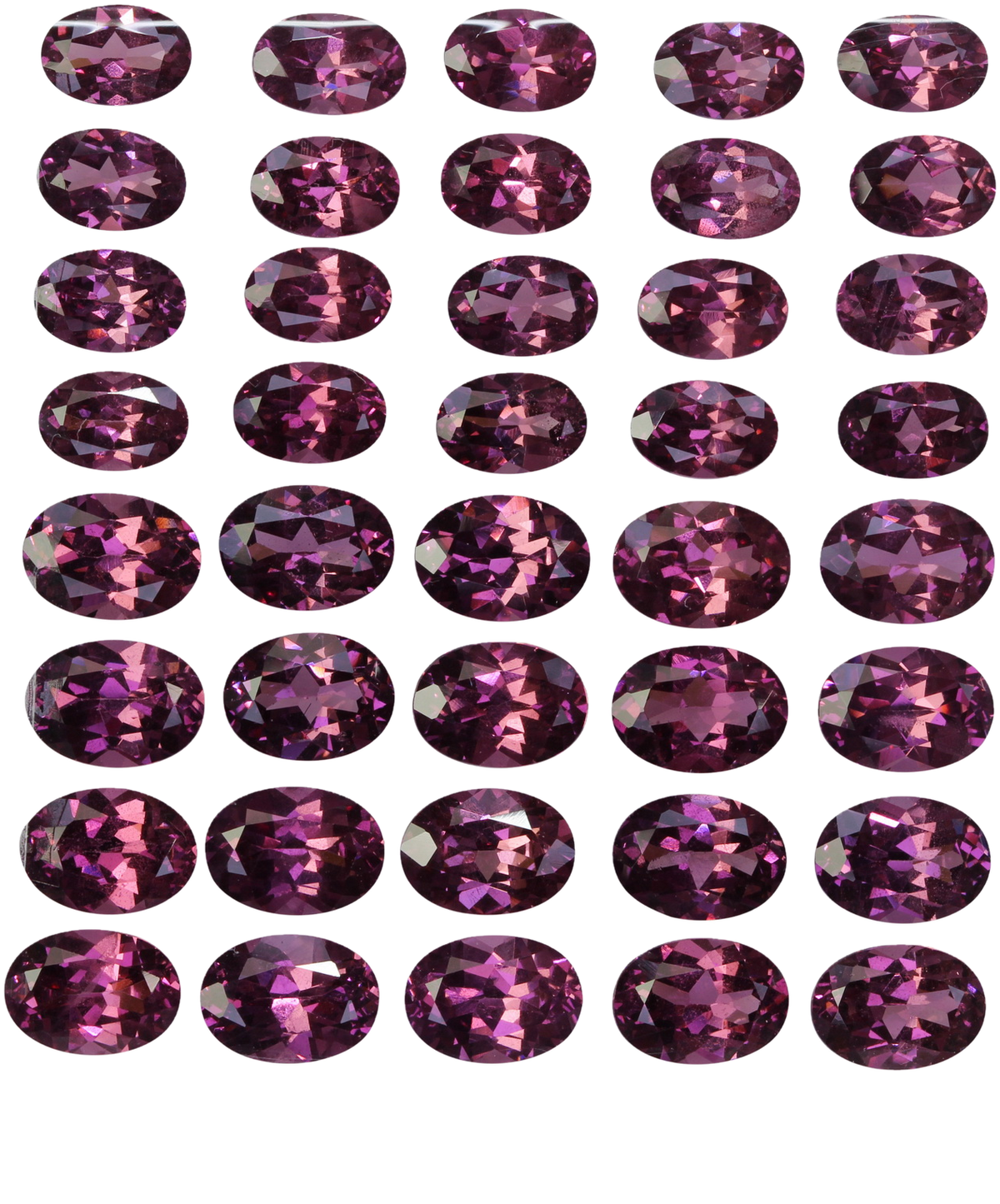 6x4mm Oval Magenta Garnet