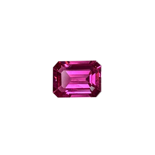 1.57ct Emerald Cut Hot Pink Spinel