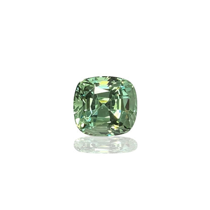 6.98ct Cushion Mint Garnet