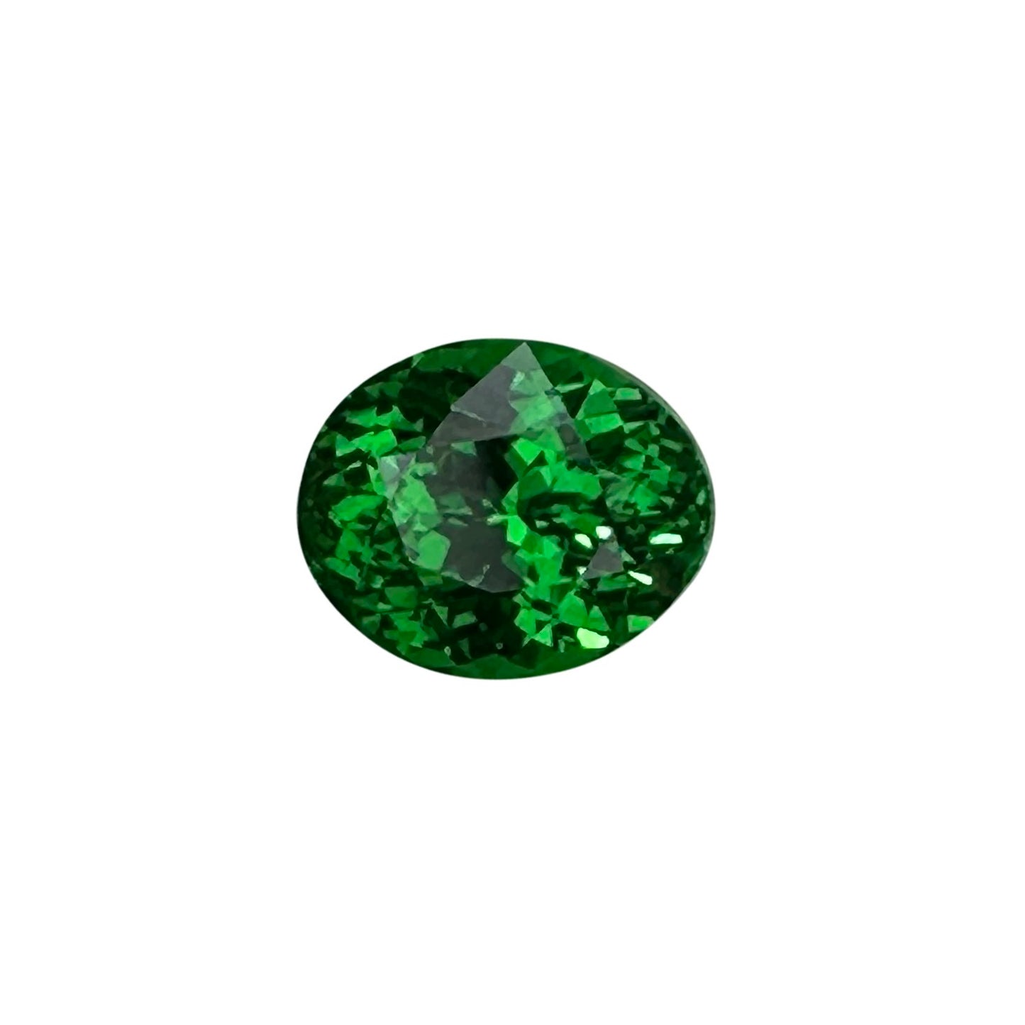 2.09ct Oval Gem Quality - Fine Intense Green Tsavorite