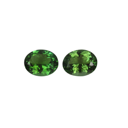 9x7mm Oval Mint Green Tourmaline Pair