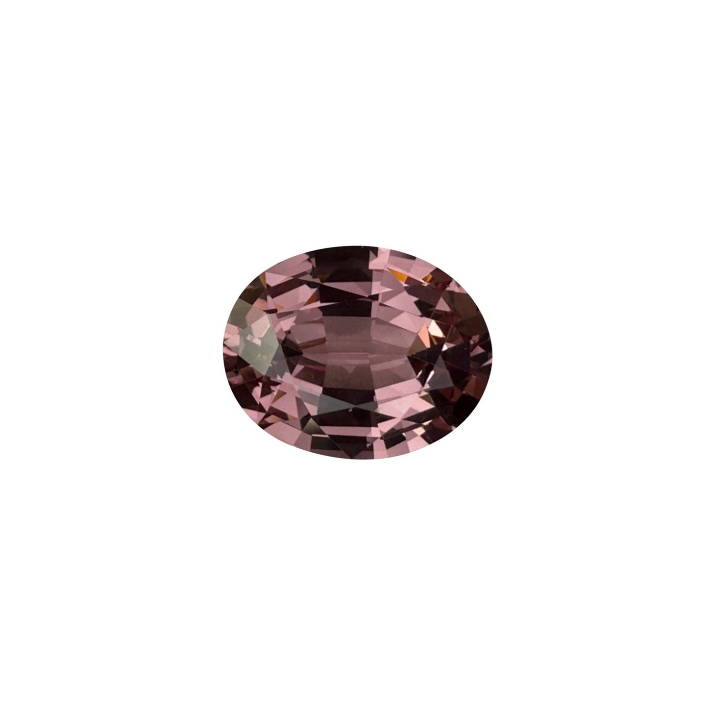 3.22ct Oval Peach Malaya Garnet