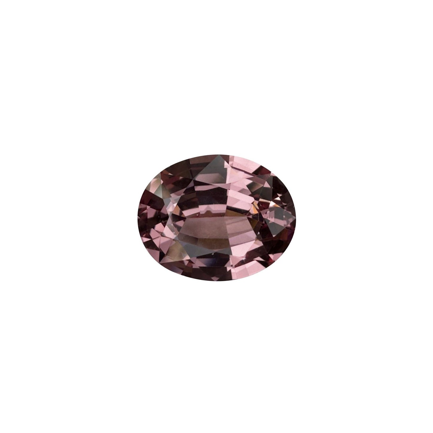 3.22ct Oval Peach Malaya Garnet