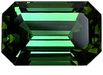 6.34ct Emerald Cut Grey Tourmaline