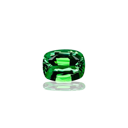 2.3ct Cushion Fine Mint Green Tsavorite