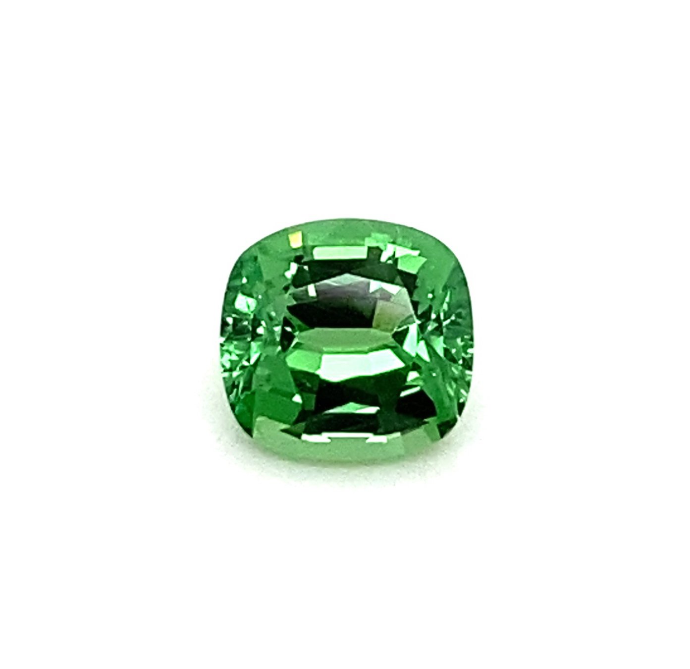 1.93ct Cushion Bright Green Tsavorite