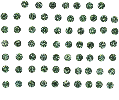 2mm Round Light Mint Green Tsavorite