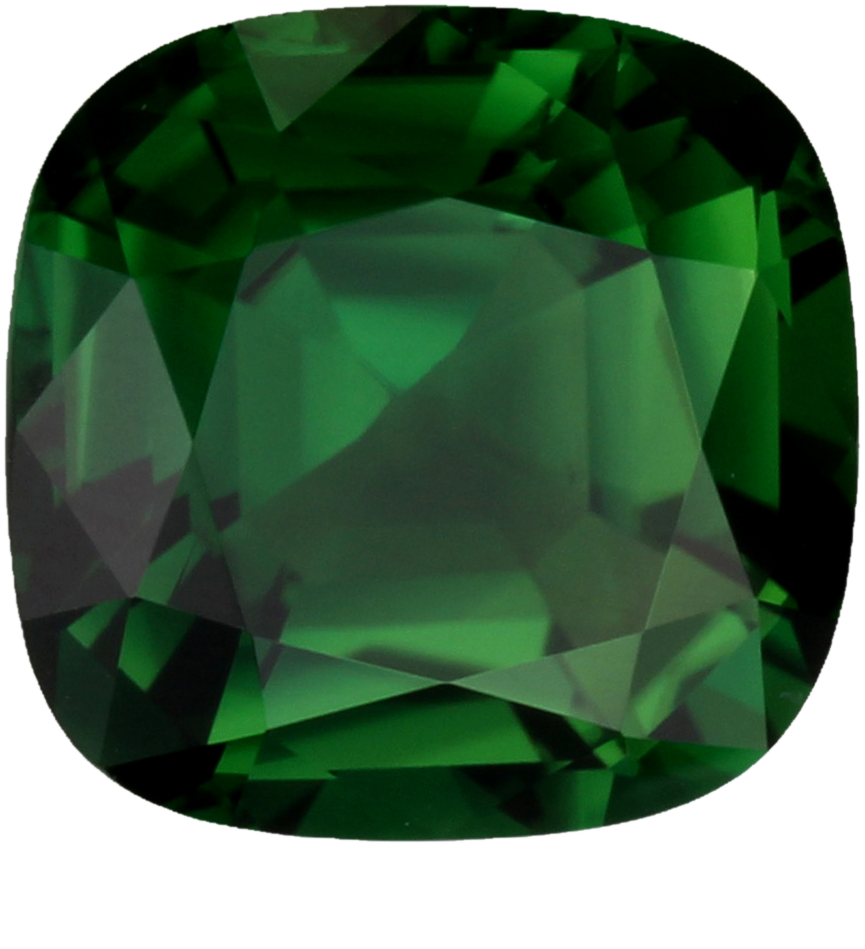 4.52ct Cushion Rich Green Chrome Tourmaline