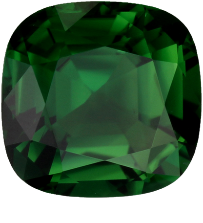 4.52ct Cushion Rich Green Chrome Tourmaline