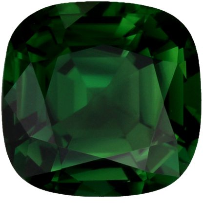 4.52ct Cushion Rich Green Chrome Tourmaline