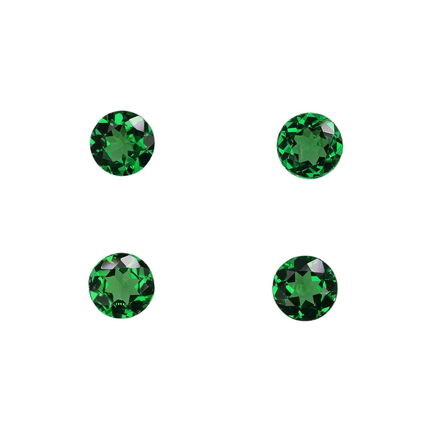 5.25mm Round Bright Green Tsavorite