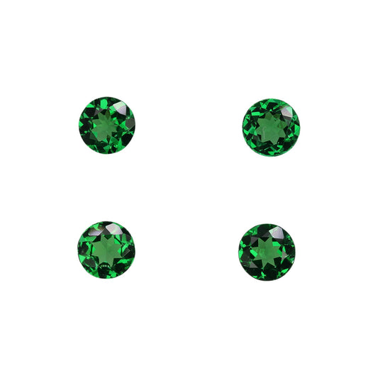 5.25mm Round Bright Green Tsavorite