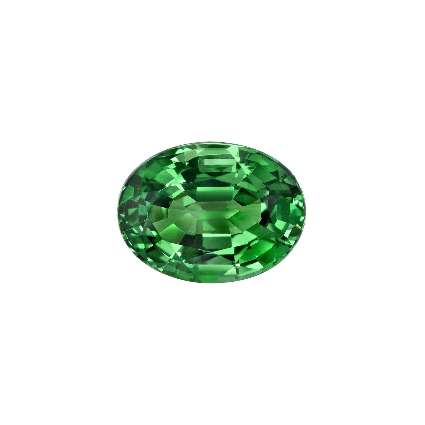 8x6mm Oval Bright Green Tsavorite