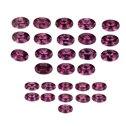 6x4mm Oval Magenta Garnet