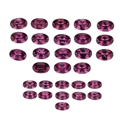 6x4mm Oval Magenta Garnet