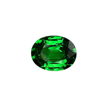 3.39ct Oval Gem Quality - Fine Intense Green Tsavorite