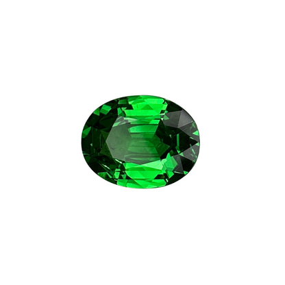 3.39ct Oval Gem Quality - Fine Intense Green Tsavorite