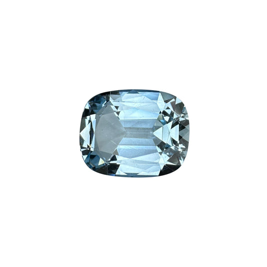 4.66ct Cushion Very Light Aquamarine