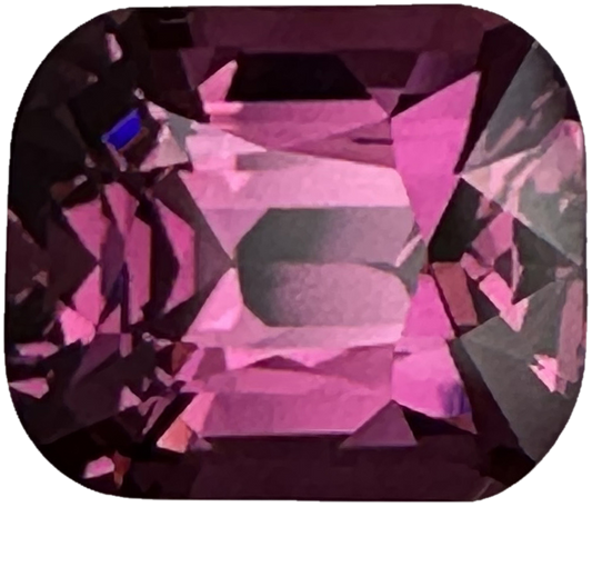 4.35ct Cushion Light Magenta Rhodolite