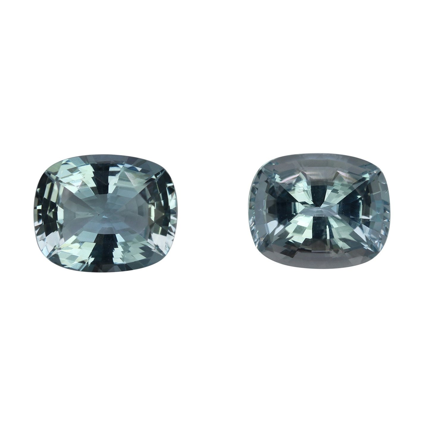 12x10mm Cushion A Color Aquamarine