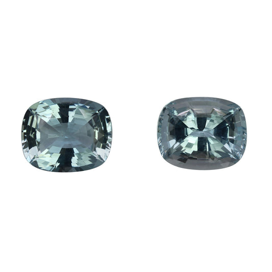 12x10mm Cushion A Color Aquamarine