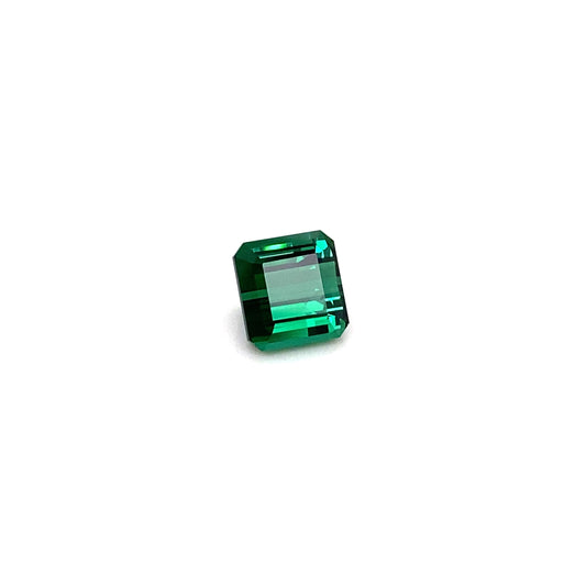 4.69ct Emerald Cut Medium Blue-Green Tourmaline