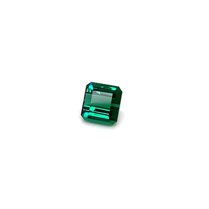 4.69ct Emerald Cut Medium Blue-Green Tourmaline