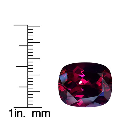 17.61ct Cushion AAA Color Rhodolite