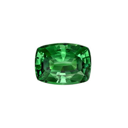 1.96ct Cushion Fine Intense Green Tsavorite