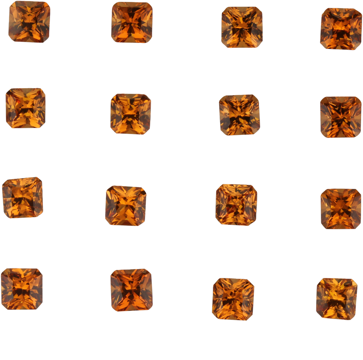 4mm Octagon Spessartite