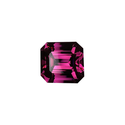 13.73ct Emerald Cut Medium Pink Rhodolite