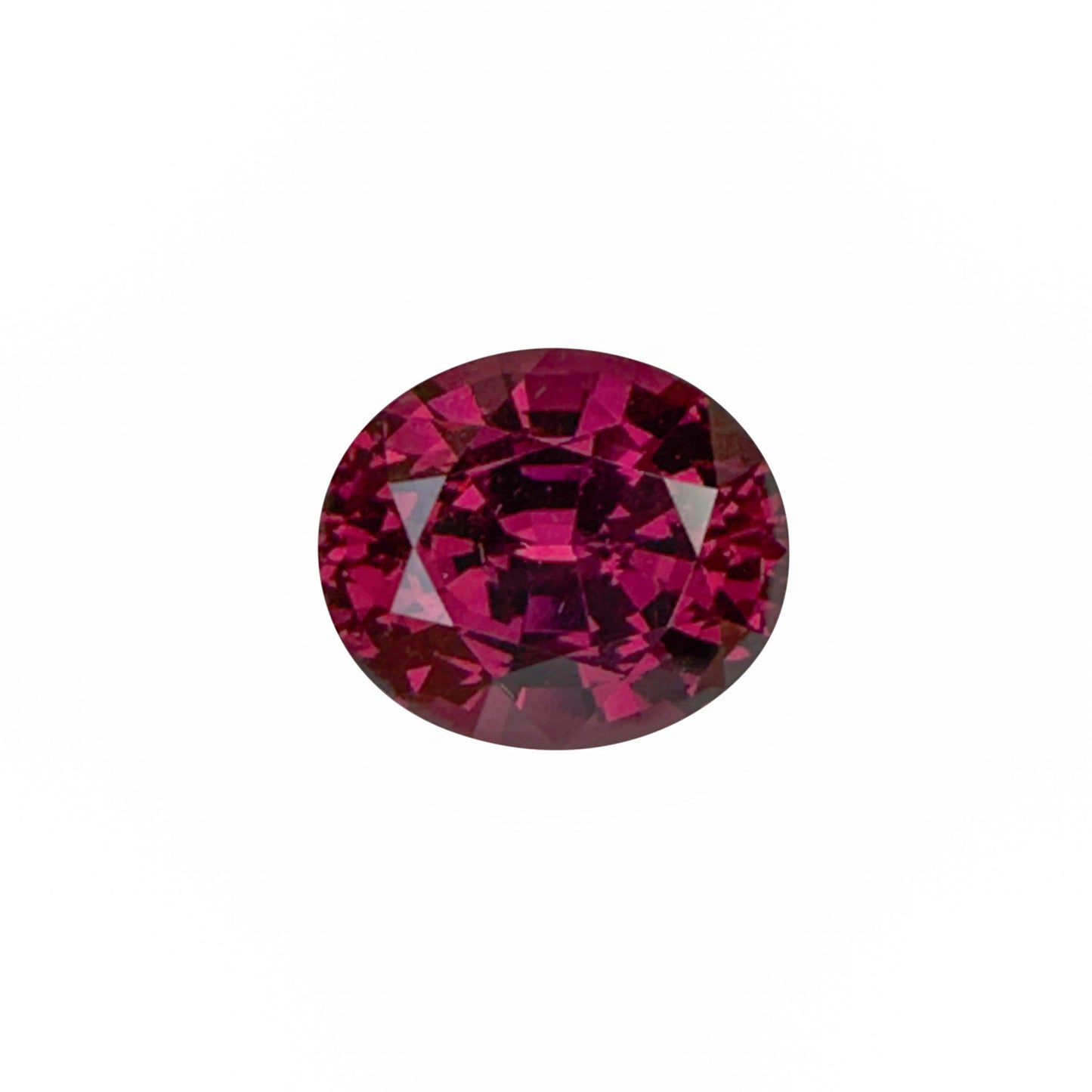 7.64ct Oval Deep Burgundy Rhodolite