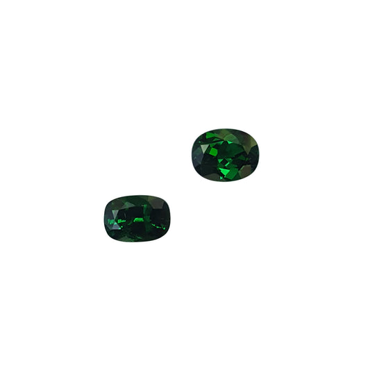 2.4ct Cushion Fine Saturated Green Tsavorite