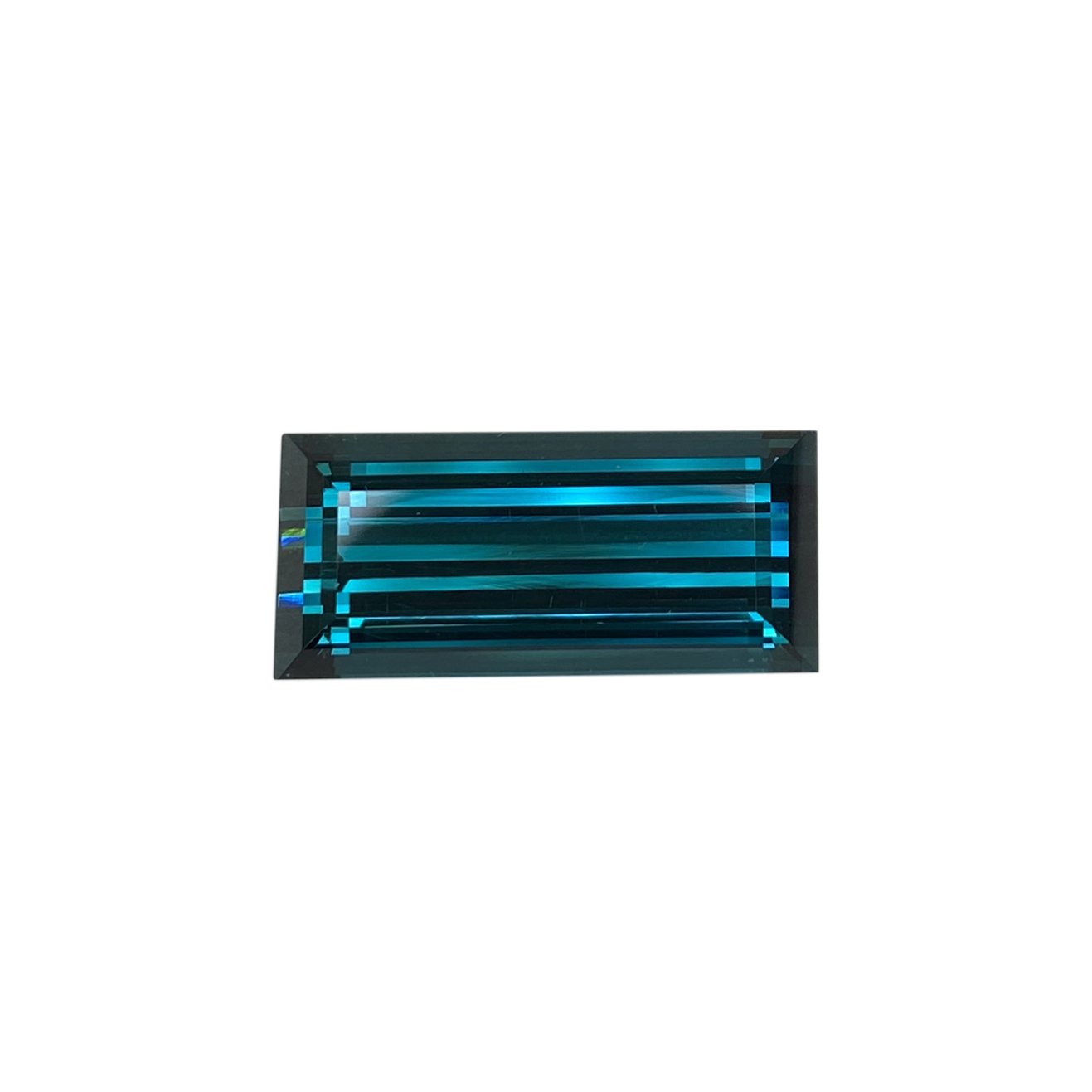 26.1ct Baguette DB Color Indicolite Tourmaline