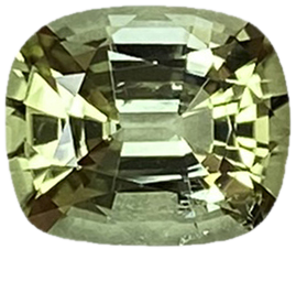 1.84ct Cushion Light Green Tourmaline