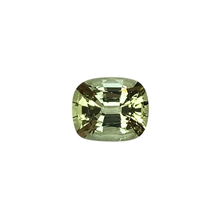 1.84ct Cushion Light Green Tourmaline