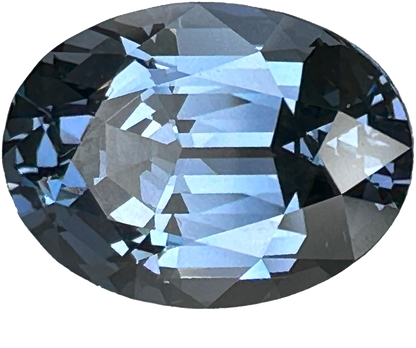 5.97ct Oval Blue-Grey Spinel