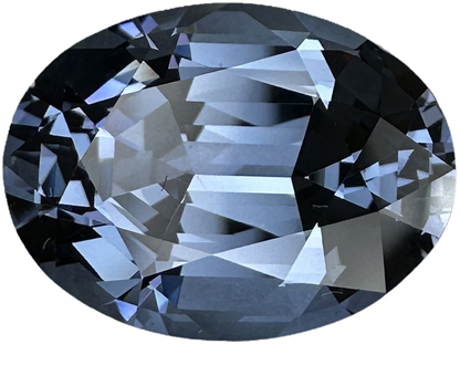 5.97ct Oval Blue-Grey Spinel