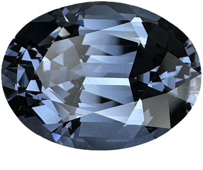 5.97ct Oval Blue-Grey Spinel