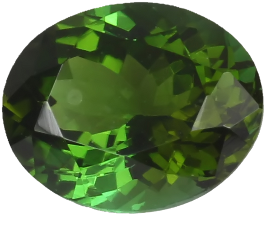 9.8x7.8mm Oval Mint Green Tourmaline