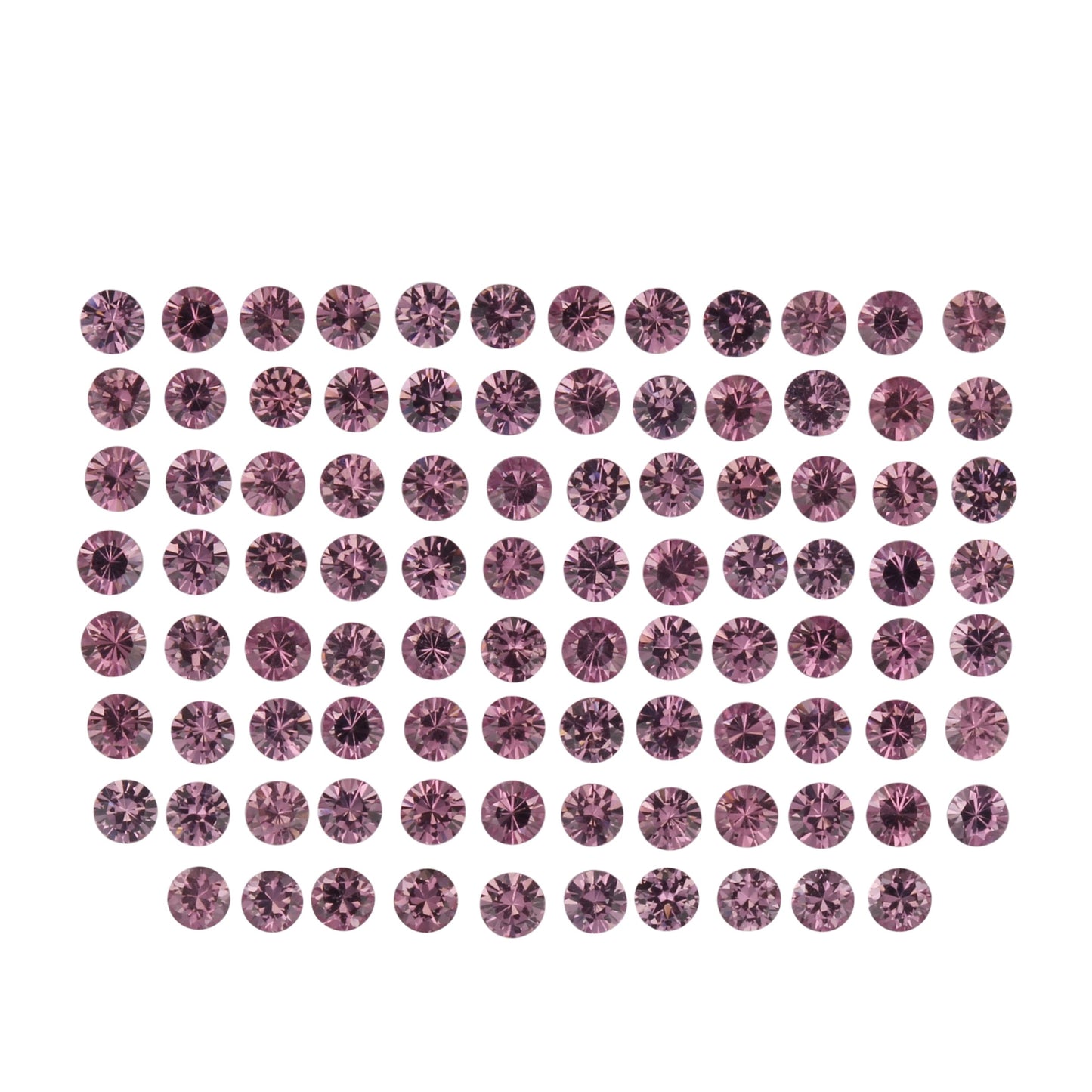 2mm Round Magenta Rhodolite